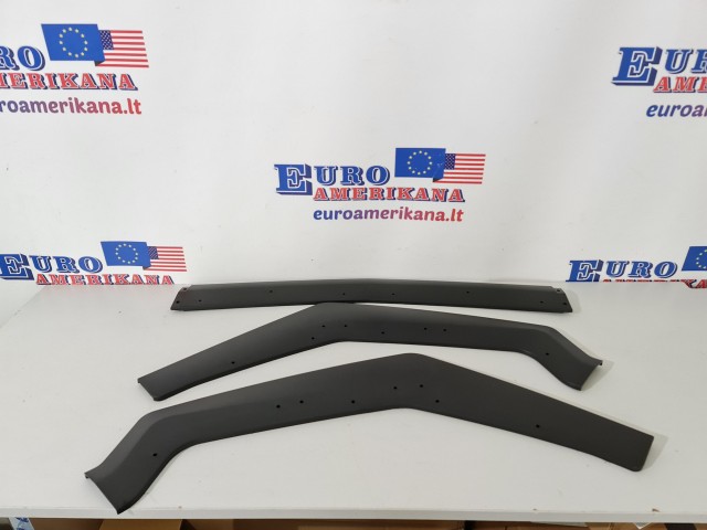 GT Style Front Bumper Lip Body Kit Splitter Spoiler Black